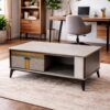 Gold Pedestal Side Table
