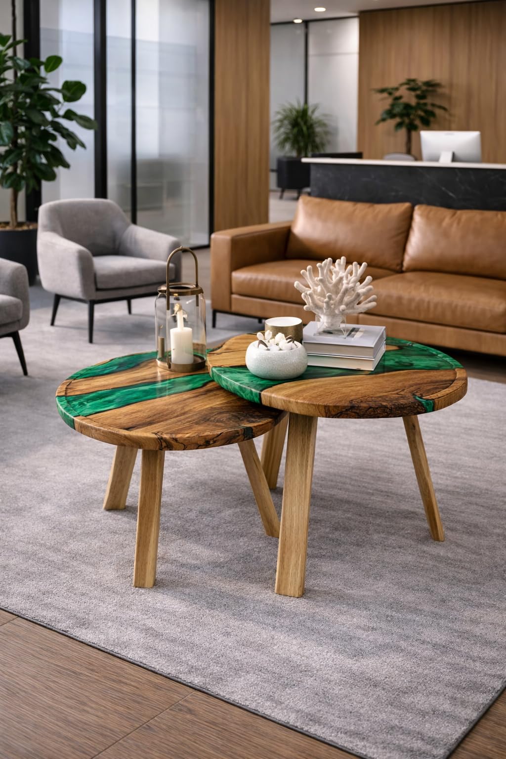 Wooden Nesting Table
