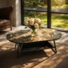 Oval Marble Coffee Table