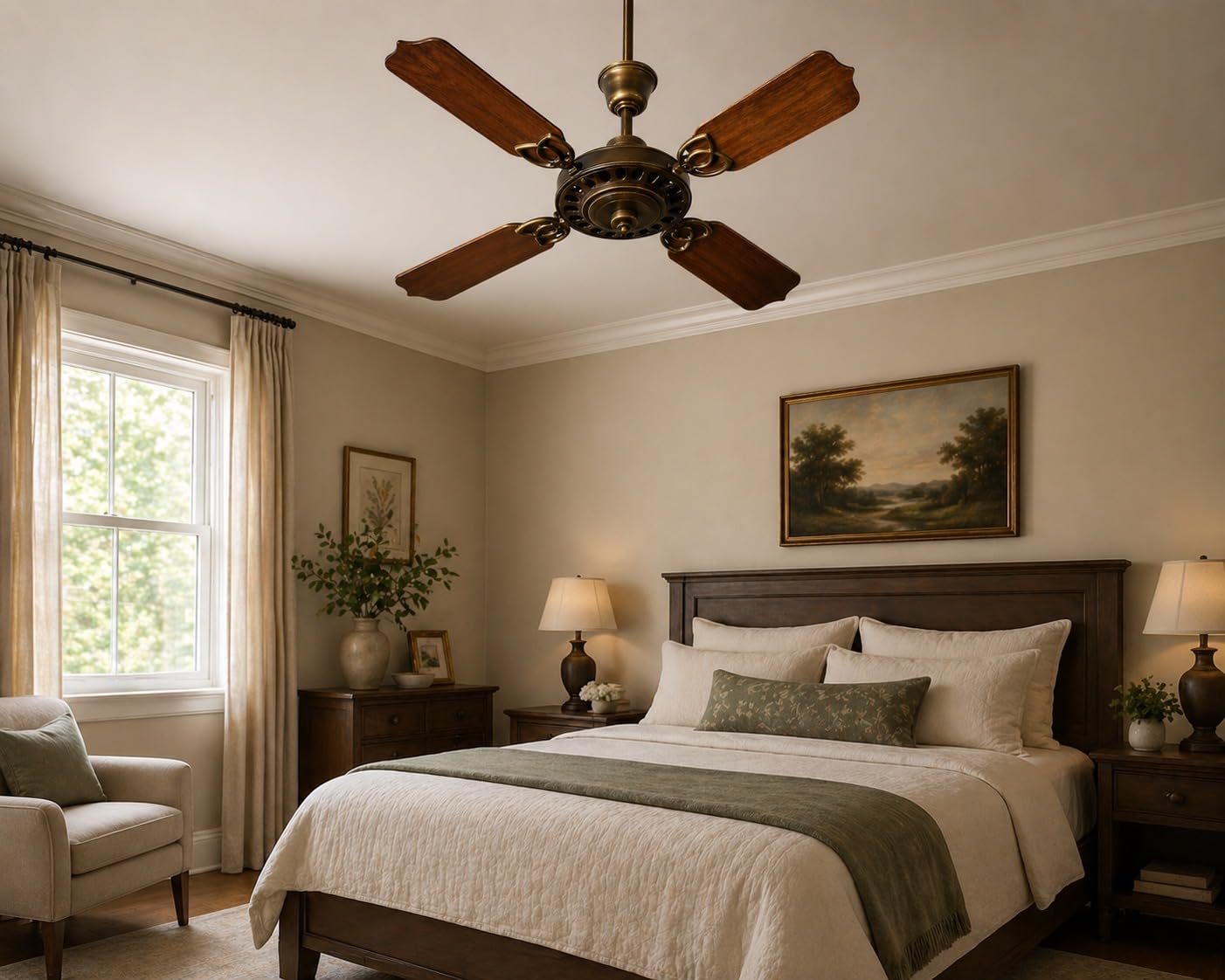 Black 3-Blade Ceiling Fan