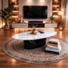 Oval Coffee Table 012