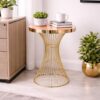 Round Coffee Table with Storage