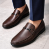 Brown Crest Loafers Size 9