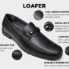 Black Bit Loafers Size 10