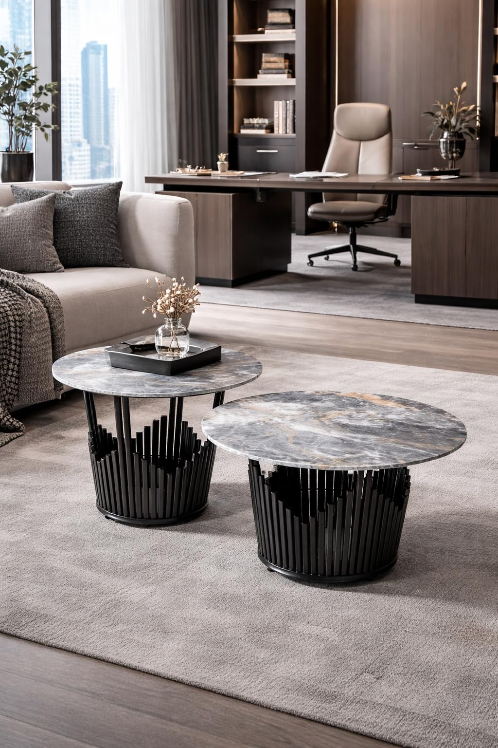 Nesting Coffee Table Set of 2