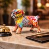 Colourful Pug Sculpture