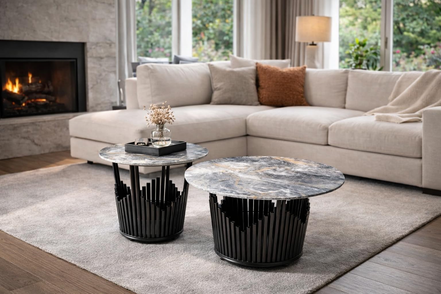 Wooden Resin Coffee Table 01