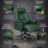 Green Leather Executive Chair