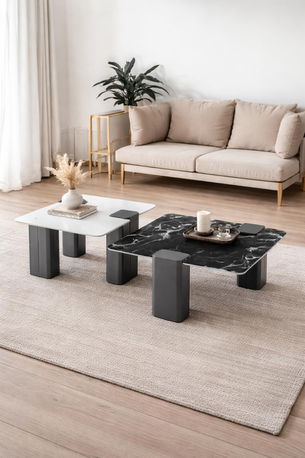 Ceramic Center Table Set