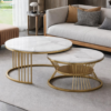 Marble Gold Frame Table