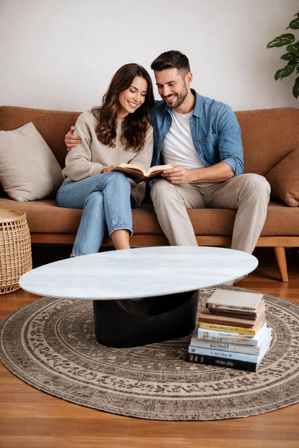 Oval Coffee Table 012