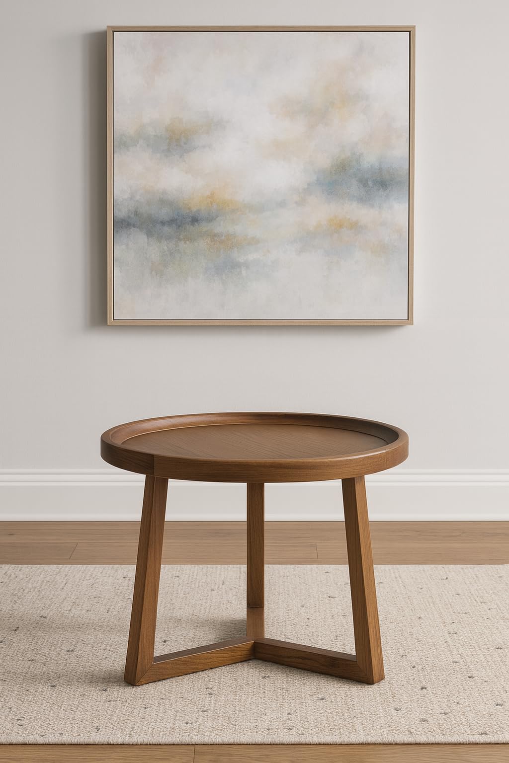 Cross Base Side Table