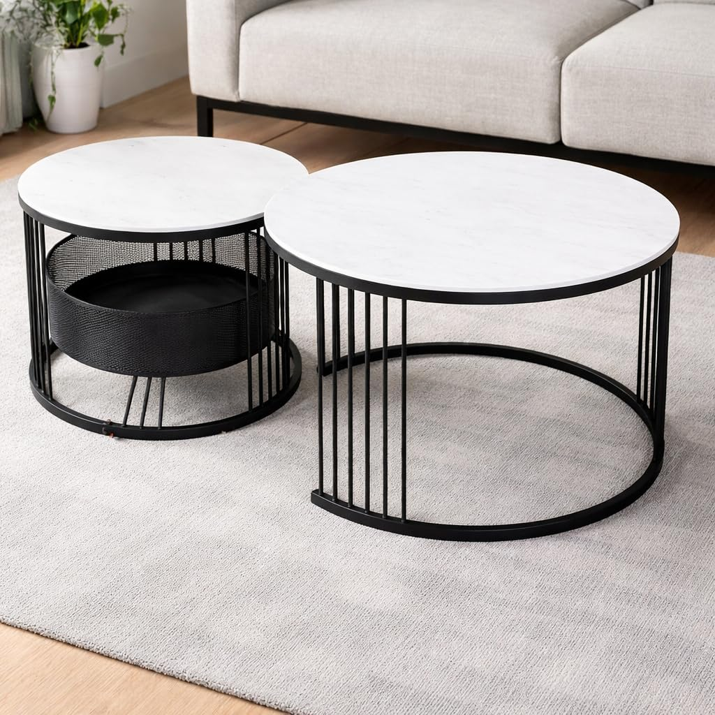 Glass & Marble Coffee Tables