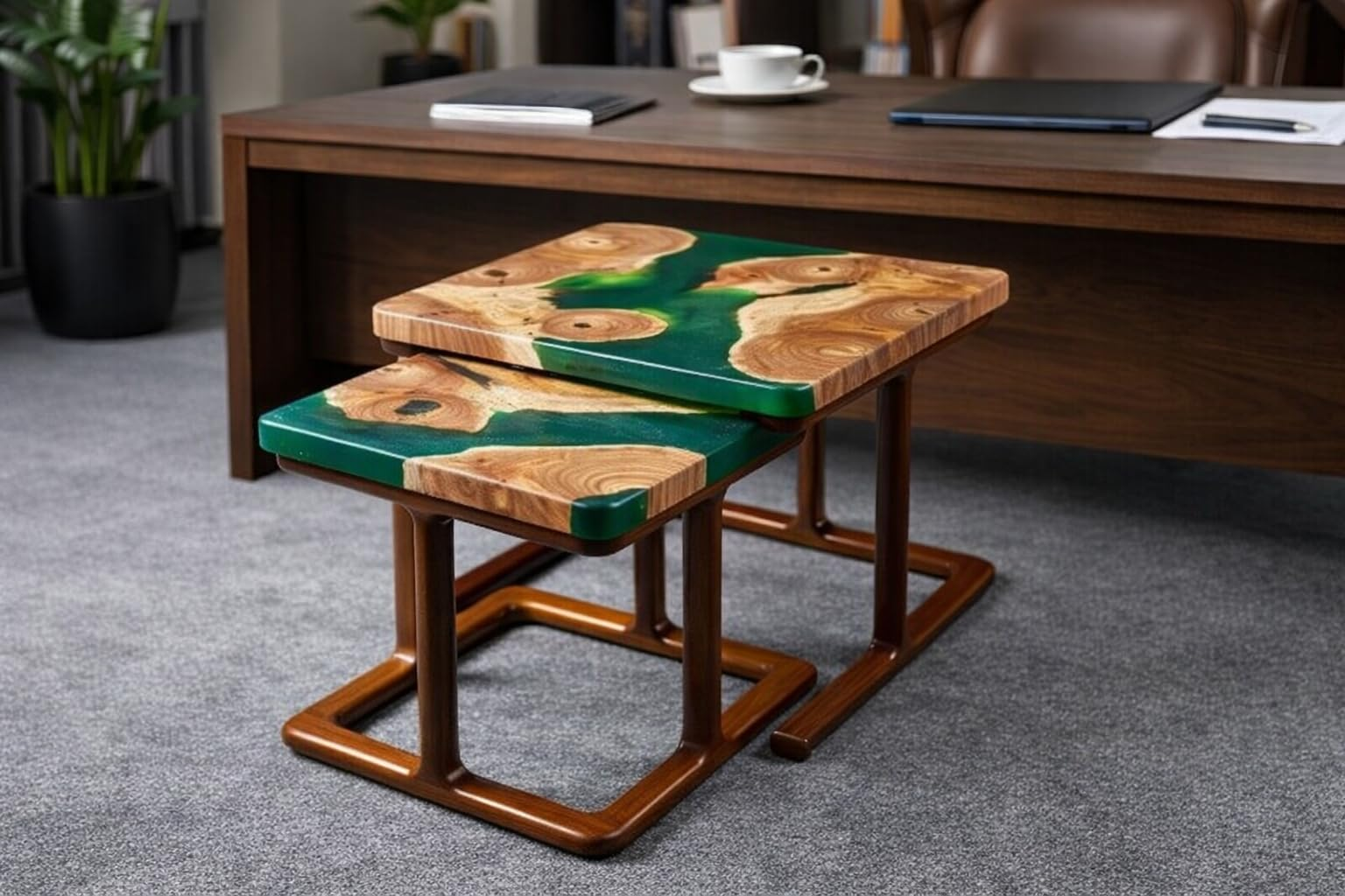 Epoxy Resin Coffee Table