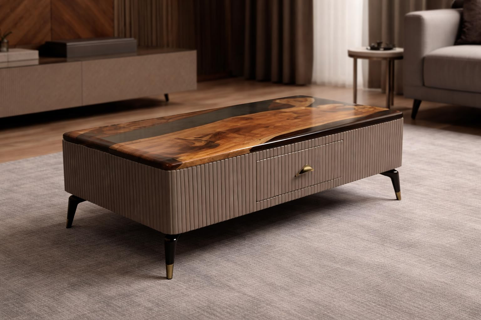 Epoxy Resin Coffee Table