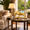 Gold Owl Figurine