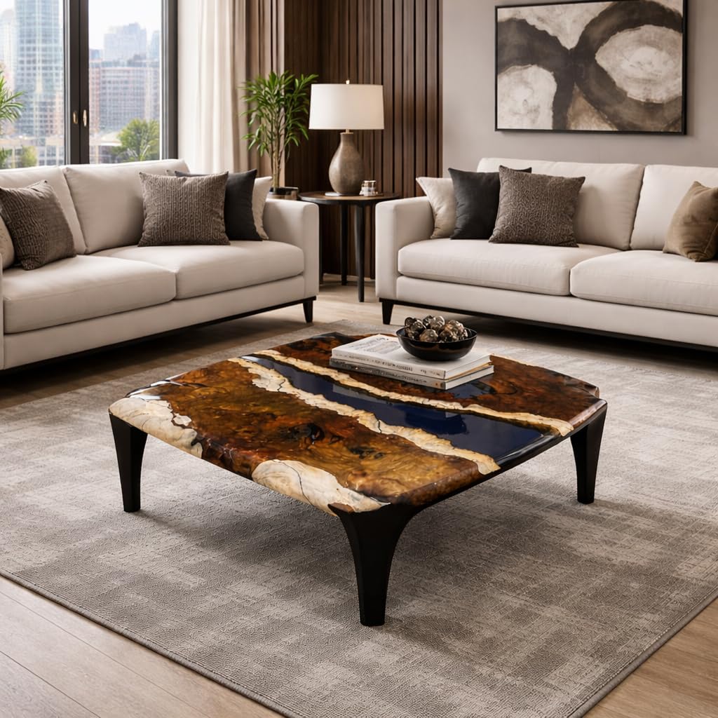 Wooden Resin Coffee Table 06