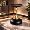 Black Marble Accent Table