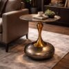Rose Gold Accent Table