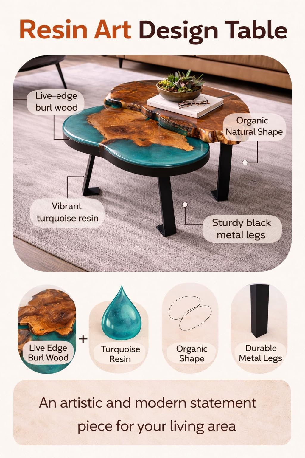 Contemporary Nesting Table