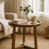 Cross Base Side Table