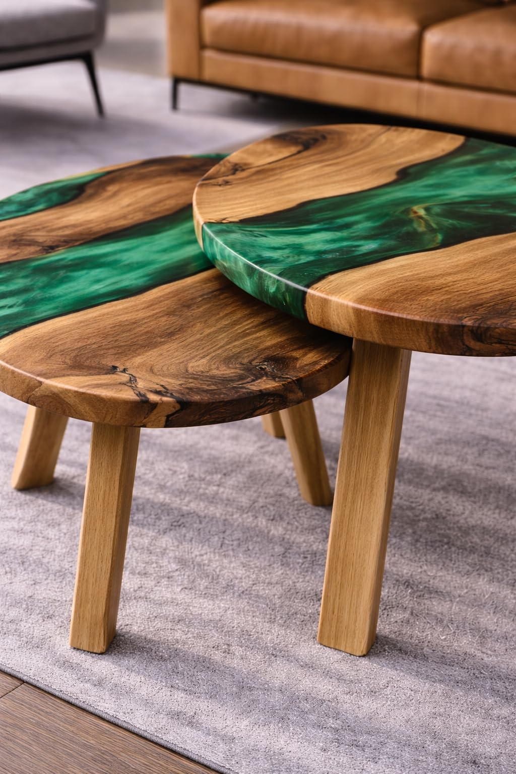 Wooden Nesting Table