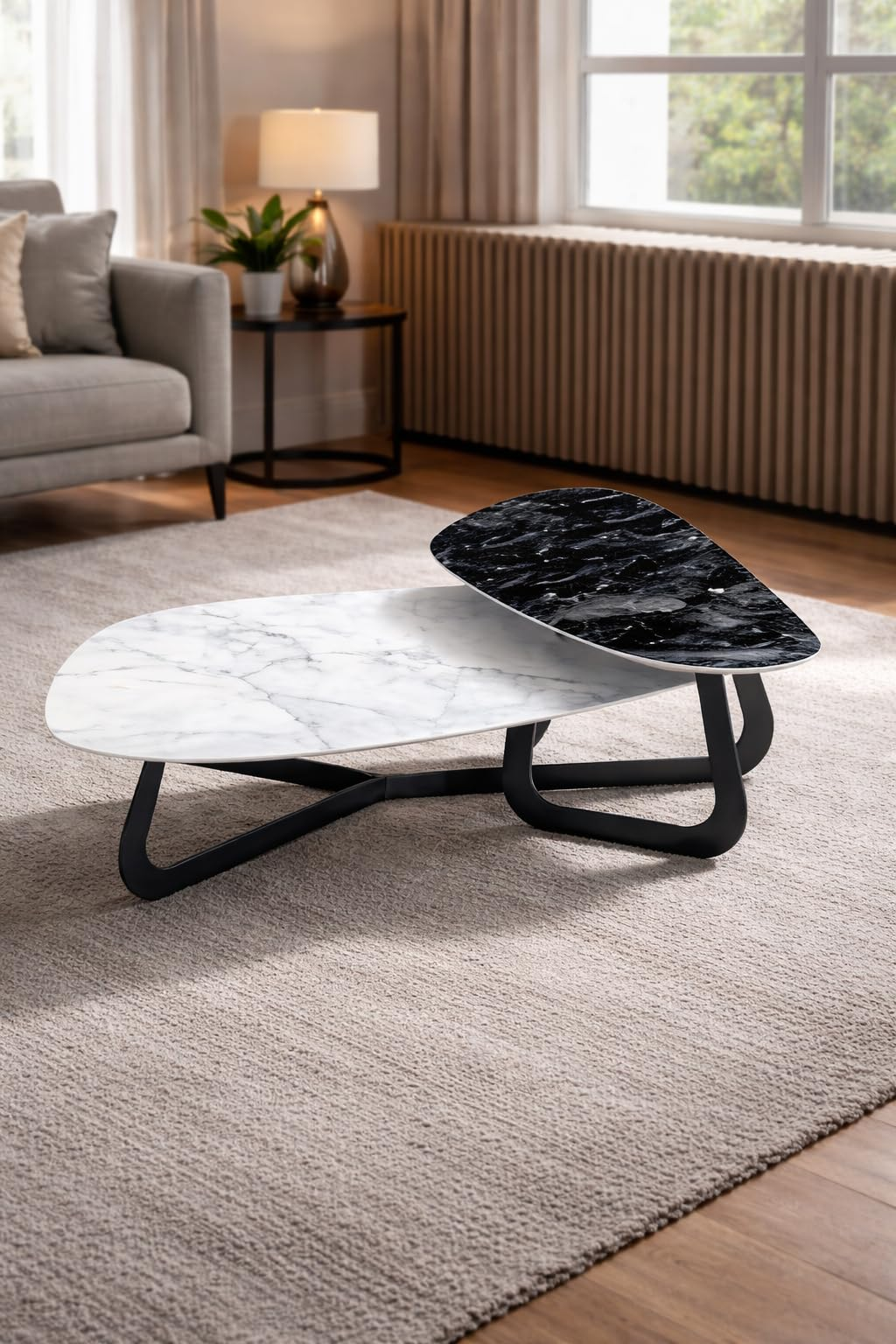 White Marble Nesting Tables