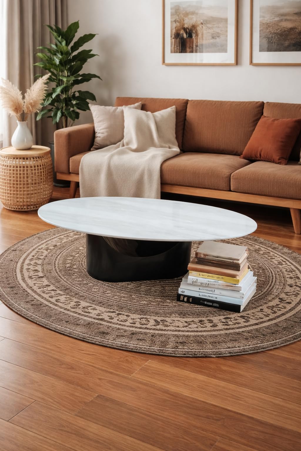 Oval Coffee Table Set