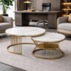 Marble Gold Frame Table