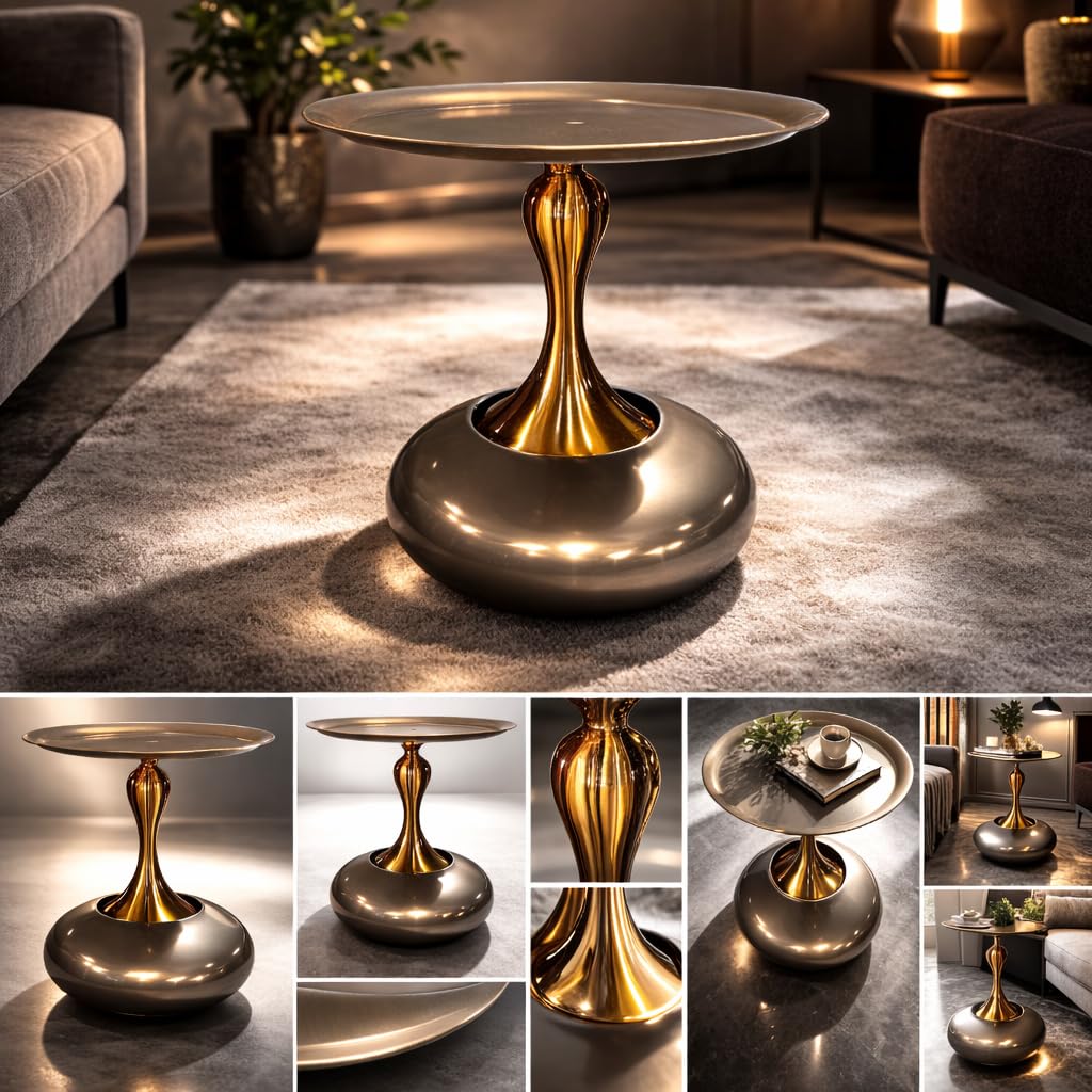 Rose Gold Accent Table