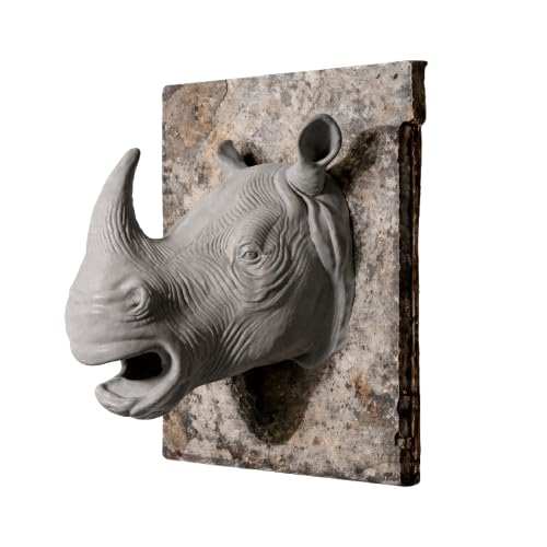 Version 1.0.0 Rhino Head Wall Sculpture