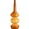 Hanging Natural Bamboo Woven Pendant Light - Large - Hanging Natural