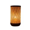 Woven Bamboo Table Light - Cylindrical