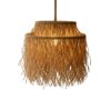 Hanging Natural Light - Boho Fringe Pendant Light
