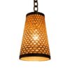Hanging Natural Woven Bamboo Pendant Light with Fittings