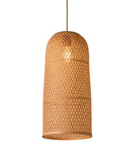 Hanging Natural Bamboo Woven Pendant Light