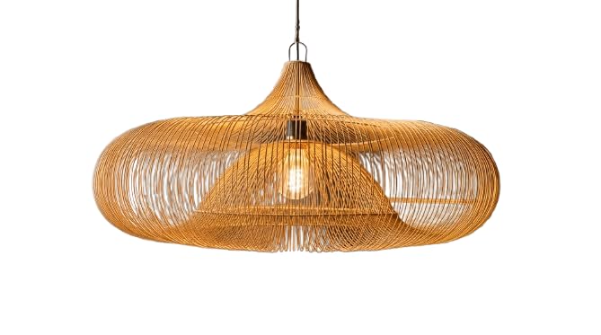 Woven Wire Pendant Lamp Shade - Natural