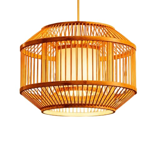 Rattan Pendant Light - Bamboo Woven Ceiling Light