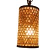 Hanging Light - Woven Cylindrical Pendant Light