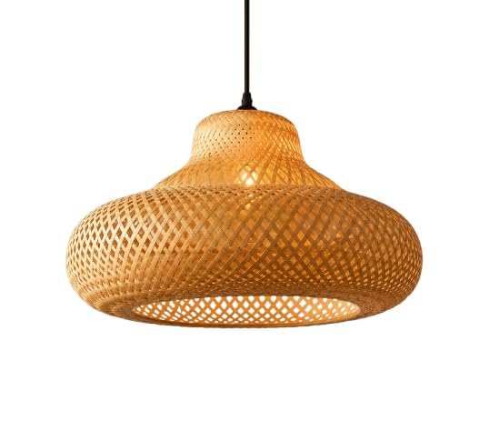 Hanging Natural Light - Woven Bamboo Pendant Light