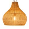 Rattan look Pendant Lamp Shade - Natural Rattan