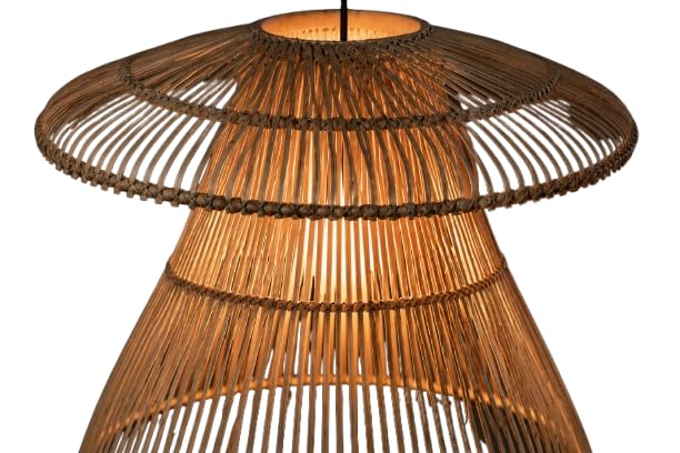 Hanging Light - Natural Rattan