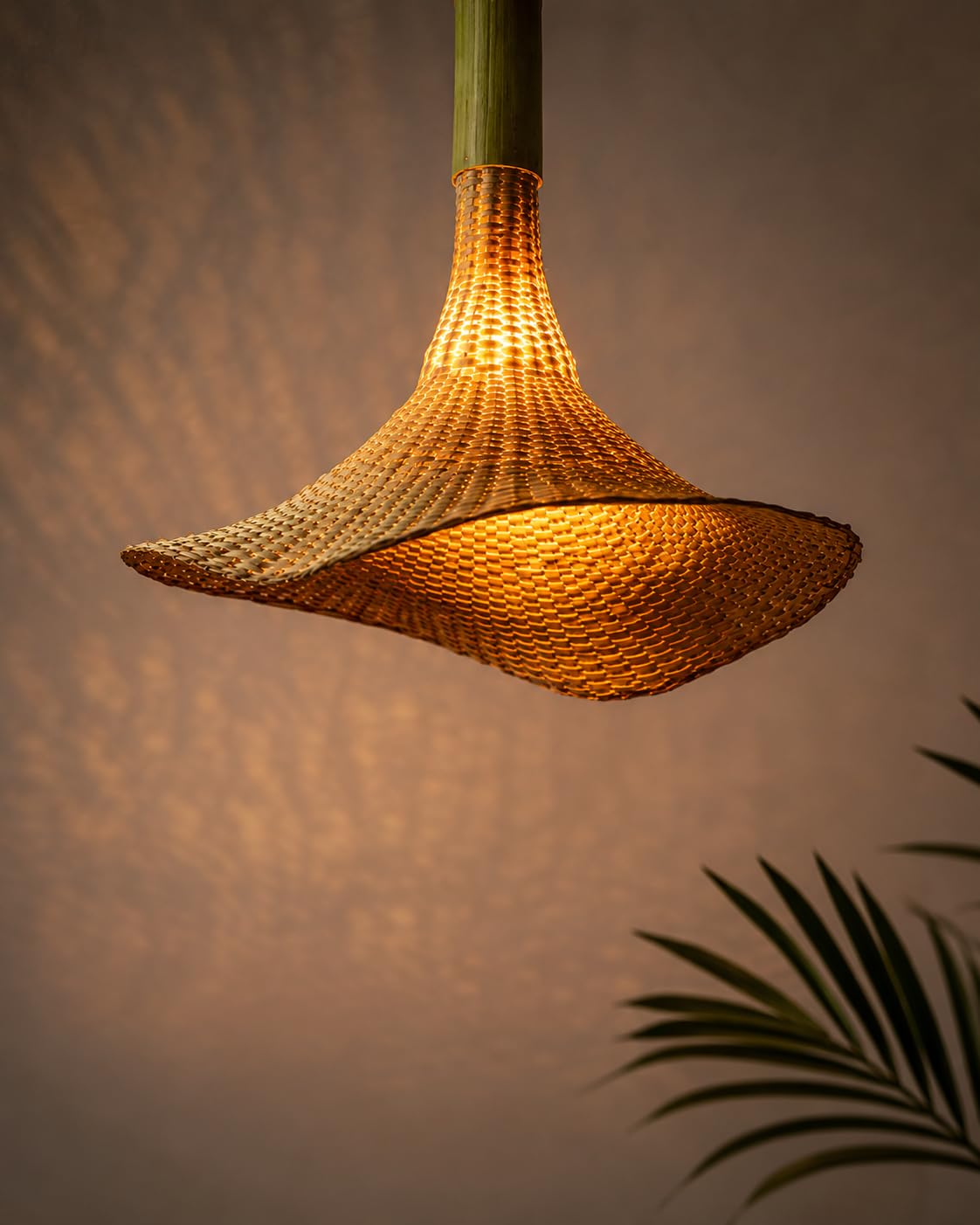 Umbrella Hanging Light - Woven Pendant Light
