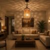 Hanging Light - Woven Cylindrical Pendant Light