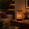 Woven Bamboo Table Light - Cylindrical