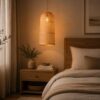 Hanging Natural Bamboo Woven Pendant Light