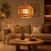 Rattan Pendant Light - Bamboo Woven Ceiling Light