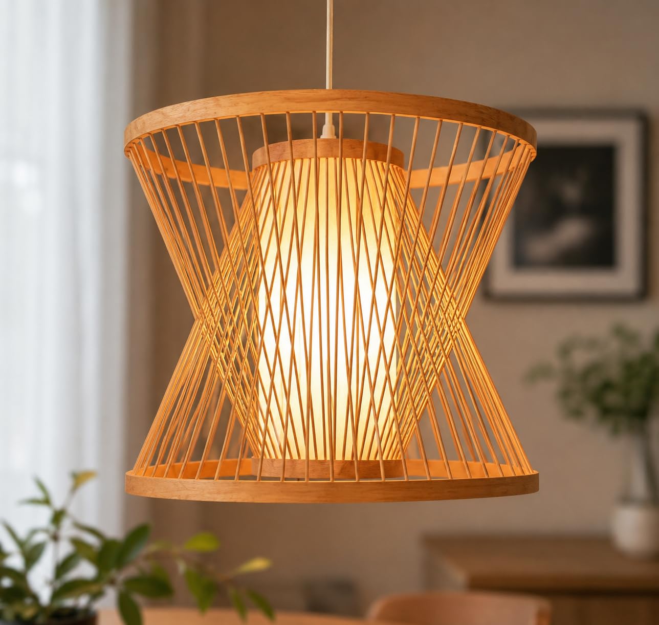 Hanging Light - Bamboo Pendant Light