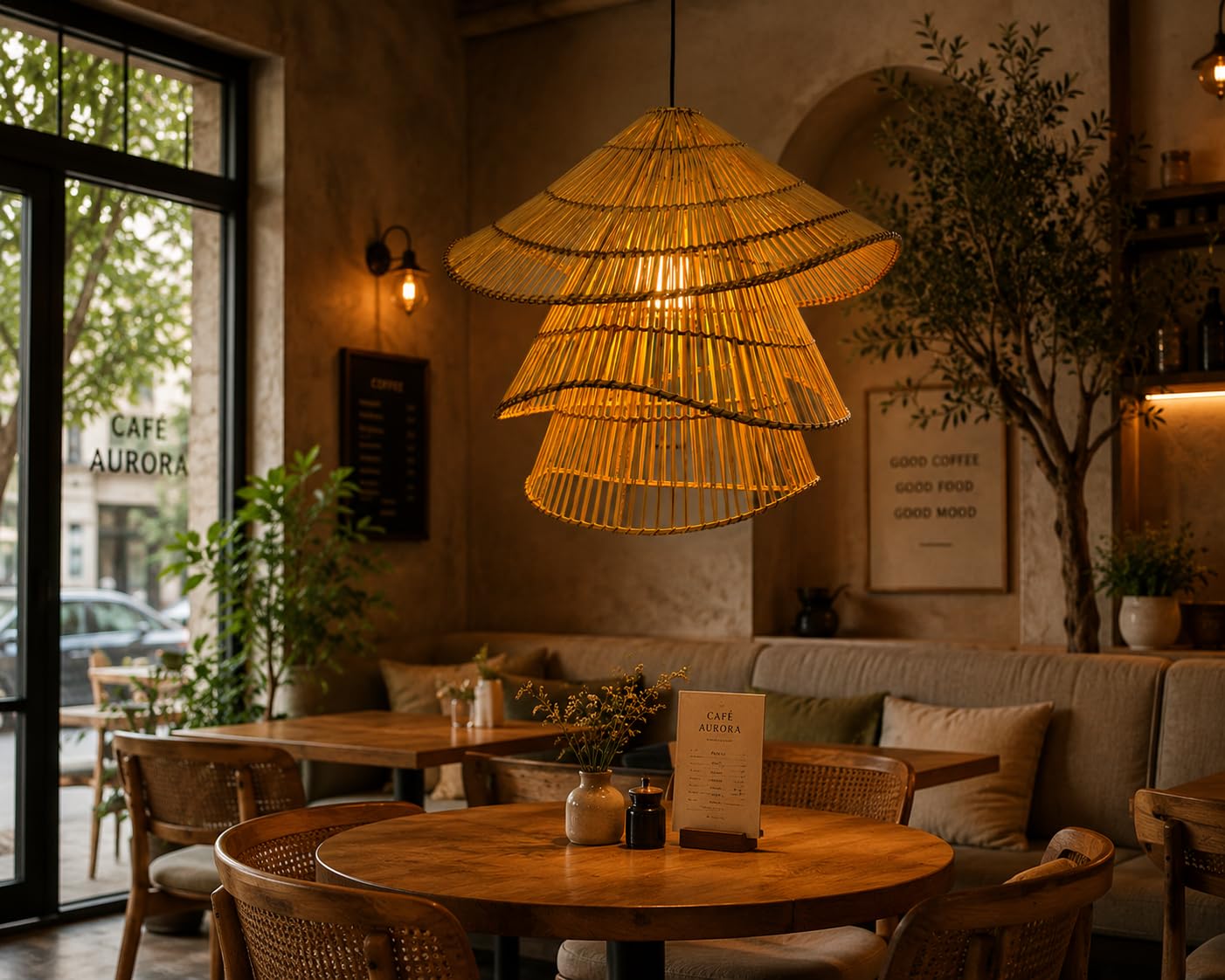 Hanging Light - Rattan Pendant Light