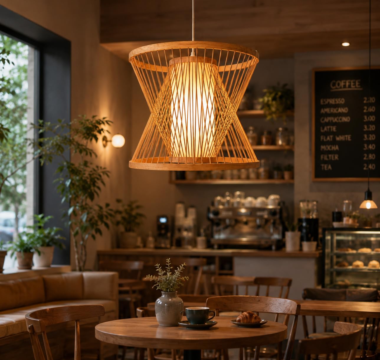 Hanging Light - Bamboo Pendant Light